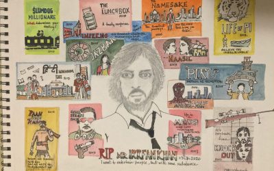 This picture is dedicated to our beloved actor the talented Mr Irfan Khan . An untimely demise. Your death is a huge loss to Indian Cinema. RIP!!!